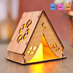 Laser Cut Tea Light Holder Template File - Dxf Cdr Svg Format