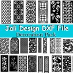150+ Jali Design Bundle File for Laser Cutting - DXF and CDR Format