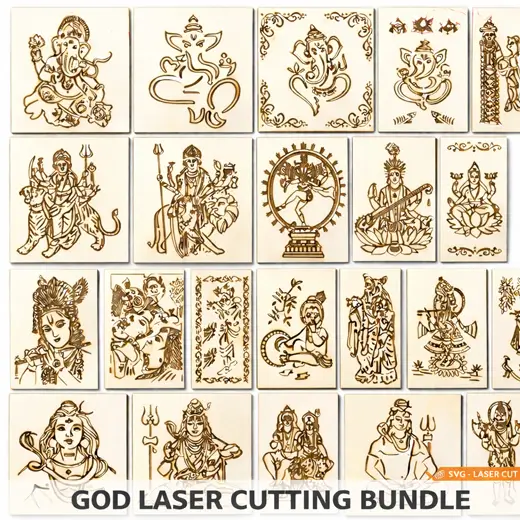 Gods DXF Files for Laser Cutting