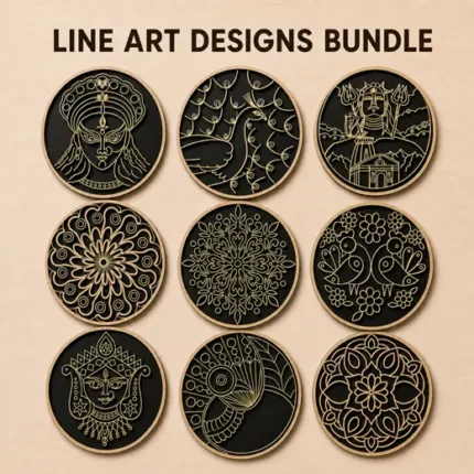 Line Art Designs Bundle