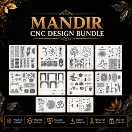 Mandir CNC Design Bundle