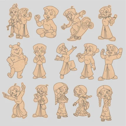 Pre-Marked MDF Base Kids Designs