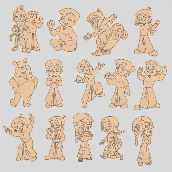 Pre-Marked MDF Base Kids Designs