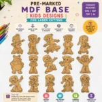 Pre-Marked MDF Base Kids Designs