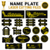 Name Plate Laser Cutting Files