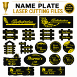 Name Plate Laser Cutting Files
